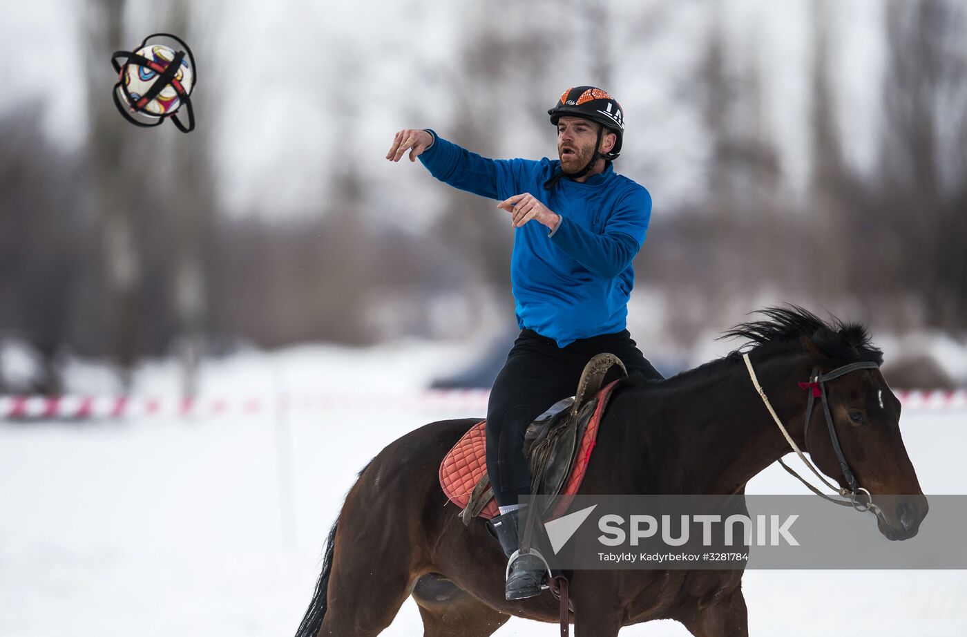 Horseball tournament in Kyrgyz Republic