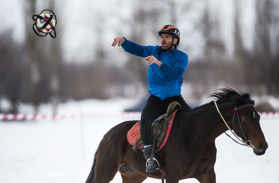 Horseball tournament in Kyrgyz Republic