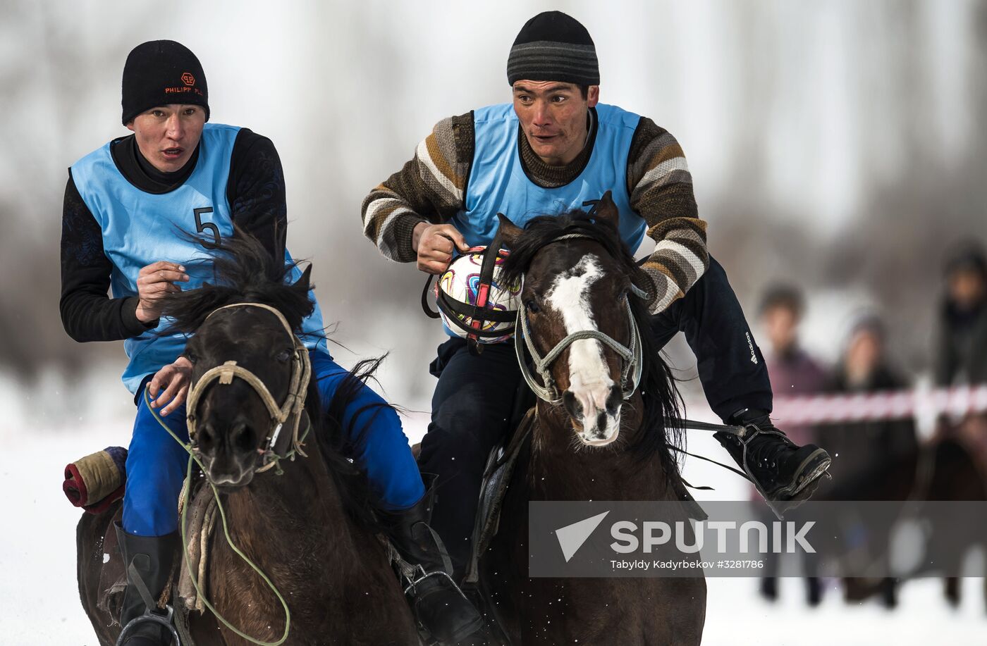 Horseball tournament in Kyrgyz Republic