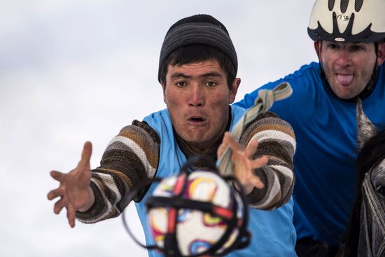Horseball tournament in Kyrgyz Republic