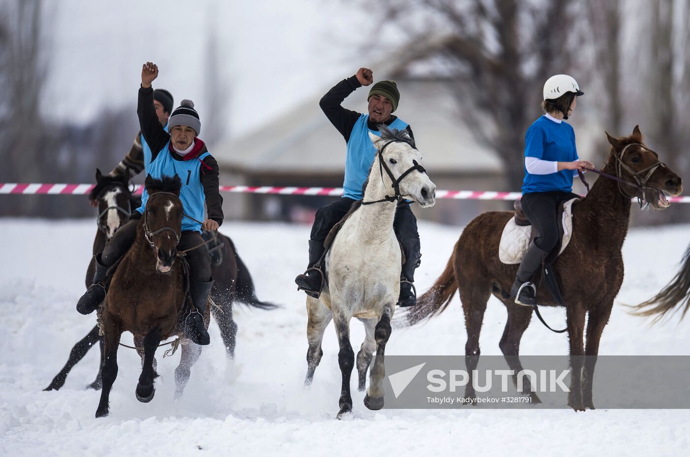 Horseball tournament in Kyrgyz Republic