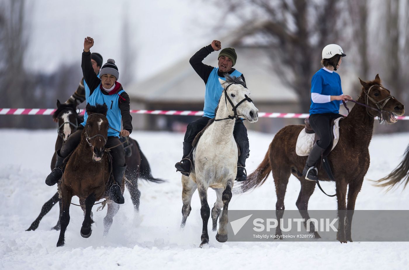 Horseball tournament in Kyrgyz Republic