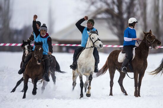 Horseball tournament in Kyrgyz Republic