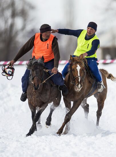 Horseball tournament in Kyrgyz Republic