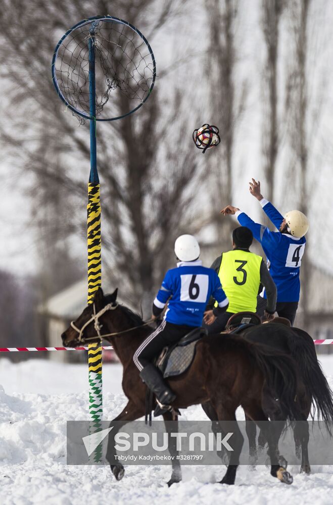 Horseball tournament in Kyrgyz Republic