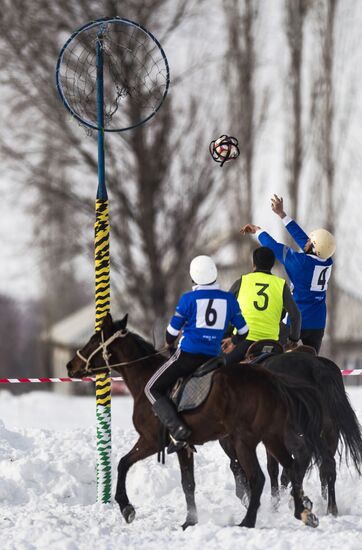 Horseball tournament in Kyrgyz Republic