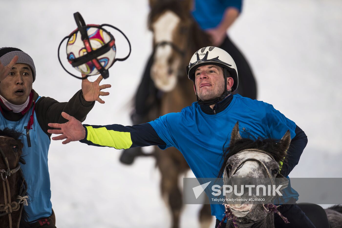 Horseball tournament in Kyrgyz Republic
