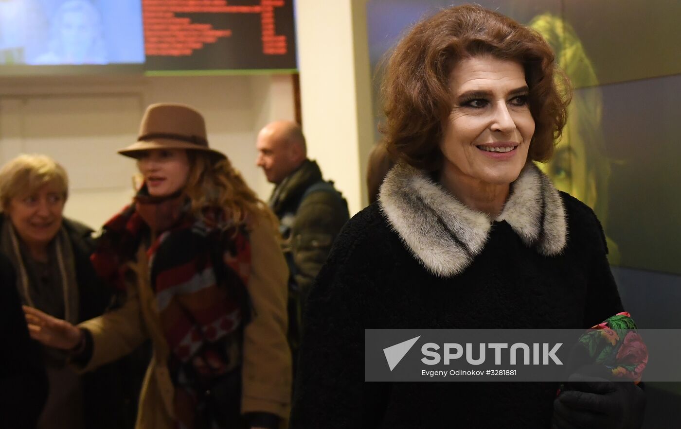 Fanny Ardant presents her film 'Stalin's Couch' in Moscow