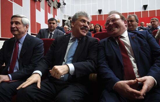 Third Plenum of Russian Communist Party's Central Committee