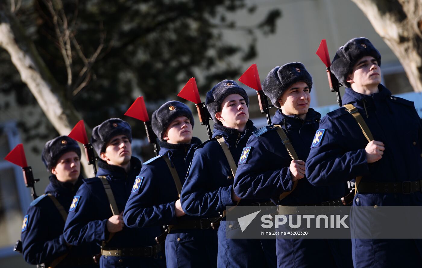 Fall 2017 conscripts take oath in Sochi