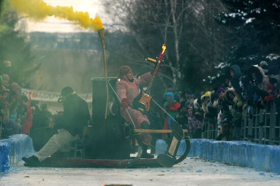 Sunnyfest, a festival of creative sleds