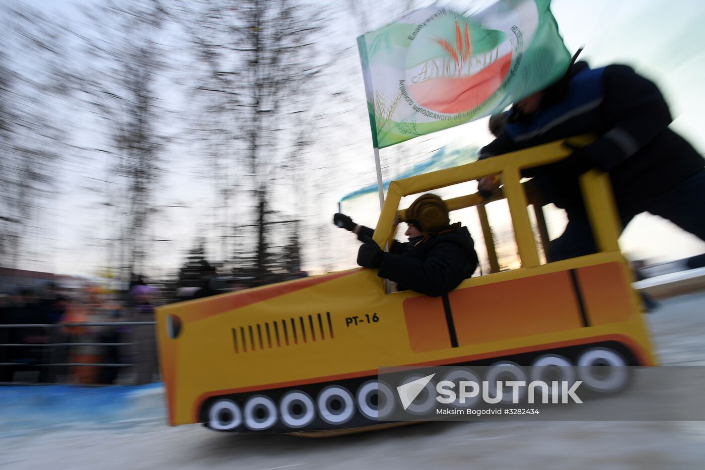 Sunnyfest, a festival of creative sleds