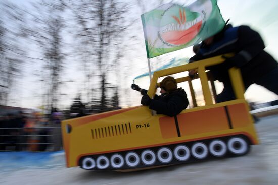 Sunnyfest, a festival of creative sleds