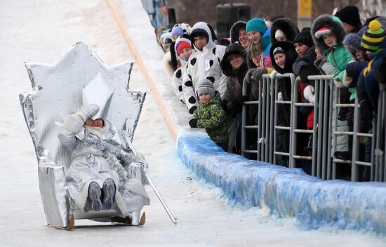 Sunnyfest, a festival of creative sleds