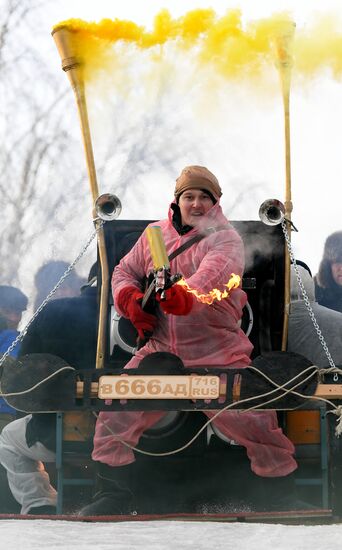 Sunnyfest, a festival of creative sleds