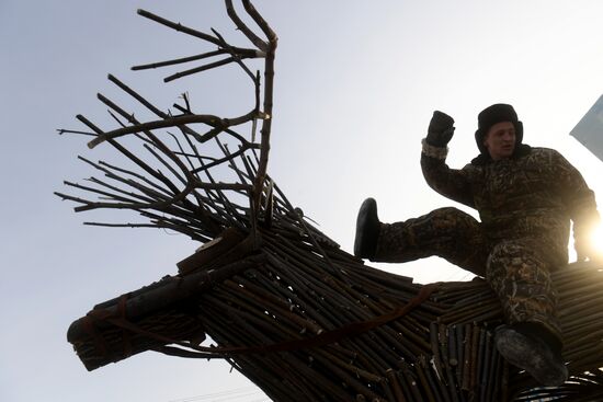 Sunnyfest, a festival of creative sleds