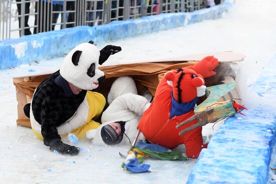 Sunnyfest, a festival of creative sleds