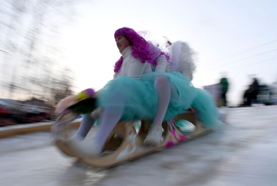 Sunnyfest, a festival of creative sleds