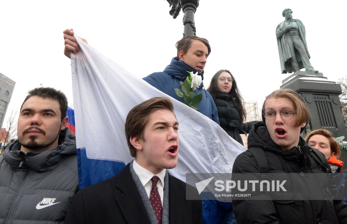 Unauthorized rally as part of Voters' Strike