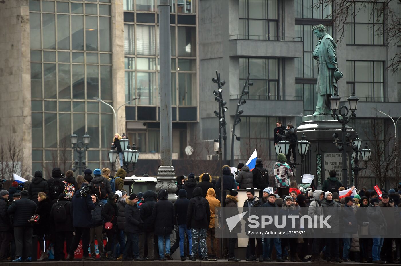 Unauthorized rally as part of Voters' Strike
