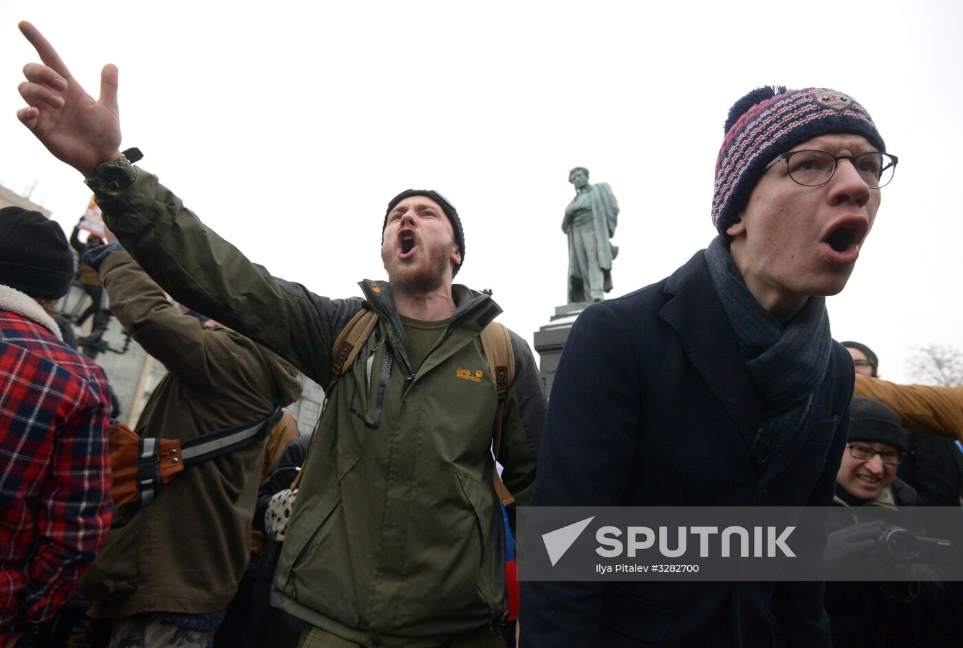 Unauthorized rally as part of Voters' Strike