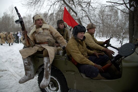 Historical reenactment to mark 75th anniversary of Voronezh's liberation from Nazi-Fascist invaders