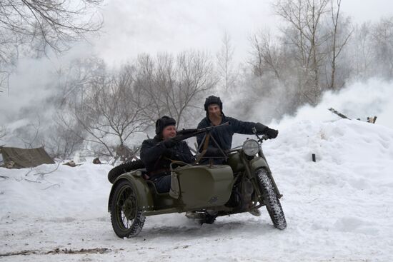 Historical reenactment to mark 75th anniversary of Voronezh's liberation from Nazi-Fascist invaders