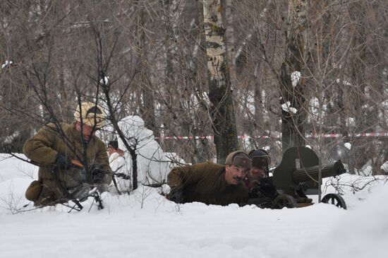 Historical reenactment to mark 75th anniversary of Voronezh's liberation from Nazi-Fascist invaders