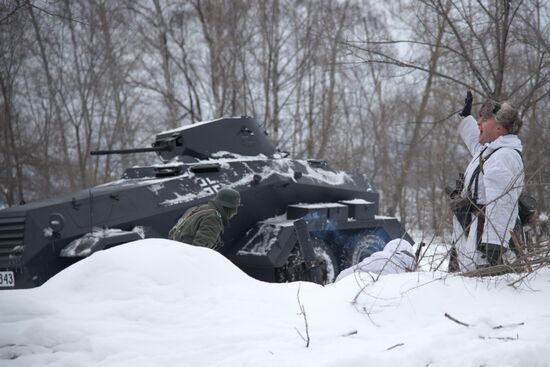 Historical reenactment to mark 75th anniversary of Voronezh's liberation from Nazi-Fascist invaders