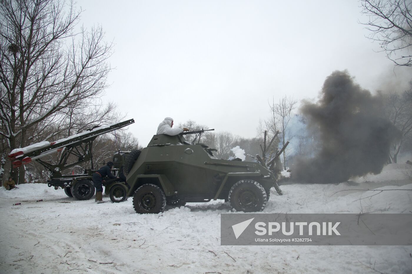 Historical reenactment to mark 75th anniversary of Voronezh's liberation from Nazi-Fascist invaders