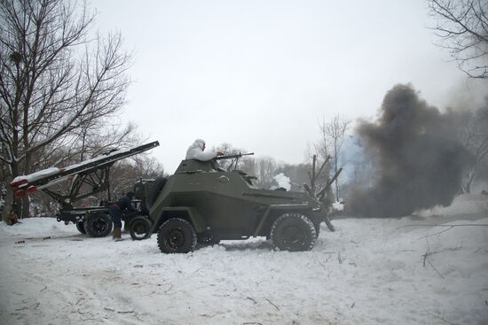 Historical reenactment to mark 75th anniversary of Voronezh's liberation from Nazi-Fascist invaders