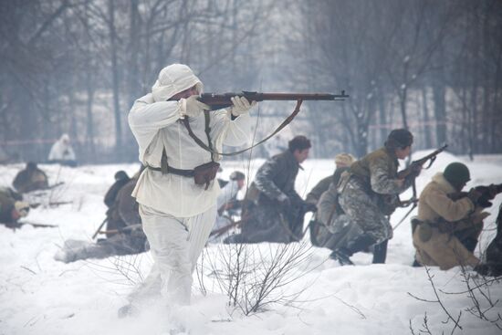 Historical reenactment to mark 75th anniversary of Voronezh's liberation from Nazi-Fascist invaders