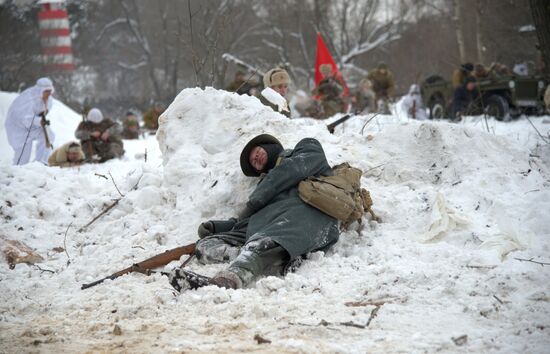 Historical reenactment to mark 75th anniversary of Voronezh's liberation from Nazi-Fascist invaders
