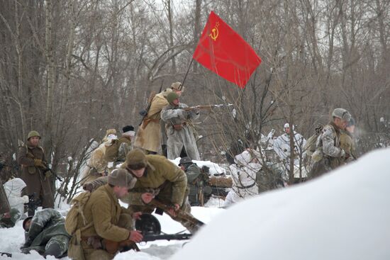 Historical reenactment to mark 75th anniversary of Voronezh's liberation from Nazi-Fascist invaders
