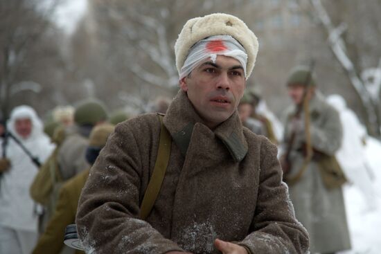 Historical reenactment to mark 75th anniversary of Voronezh's liberation from Nazi-Fascist invaders