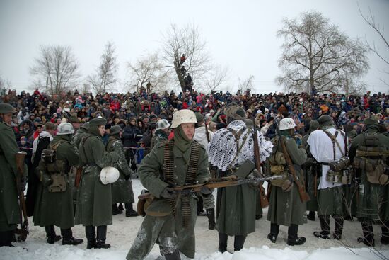 Historical reenactment to mark 75th anniversary of Voronezh's liberation from Nazi-Fascist invaders