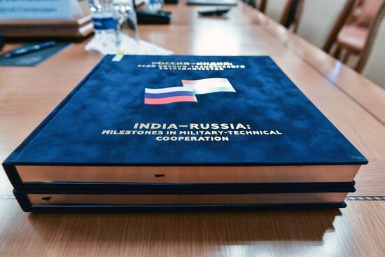 Book 'Russia-India: Milestones of Military-Technical Cooperation' presented