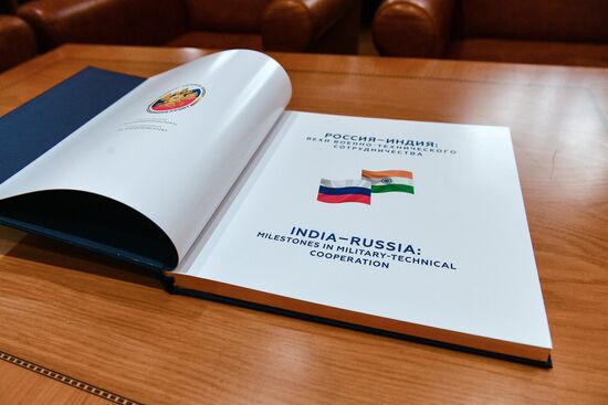Book 'Russia-India: Milestones of Military-Technical Cooperation' presented