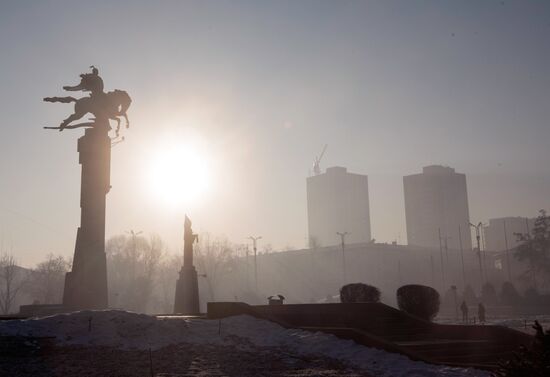 Bishkek in winter
