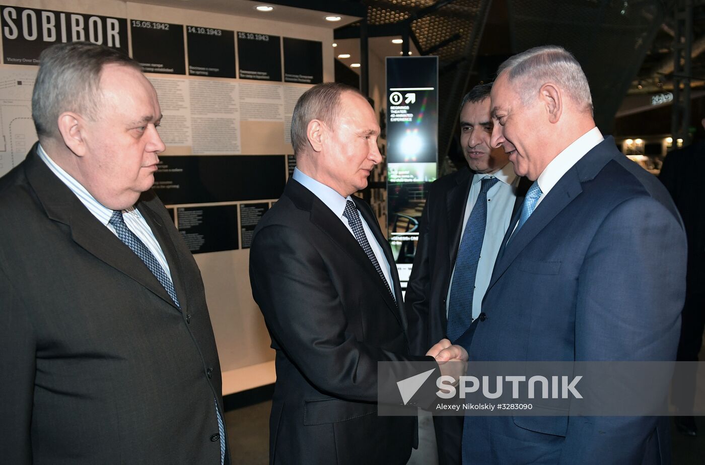 President Vladimir Putin meets with Prime Minister of Israel Benjamin Netanyahu