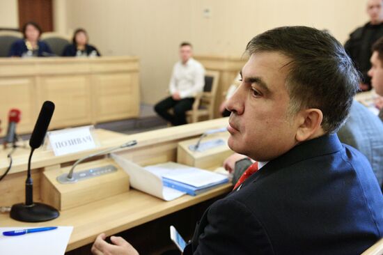 Kiev court reviews Mikheil Saakashvili's lawsuit against cancellation of his Ukrainian citizenship