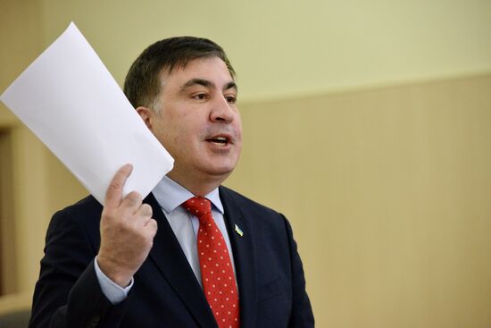 Kiev court reviews Mikheil Saakashvili's lawsuit against cancellation of his Ukrainian citizenship