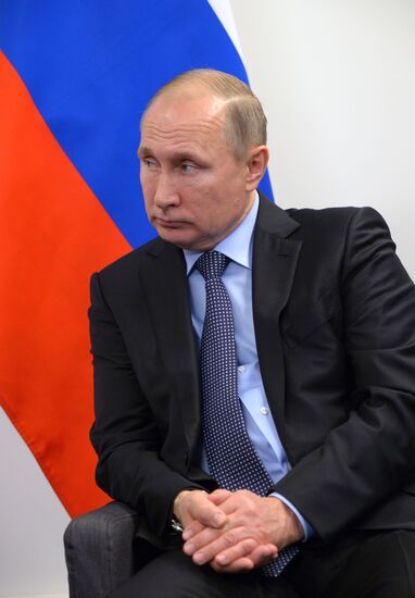 President Vladimir Putin meets with Prime Minister of Israel Benjamin Netanyahu