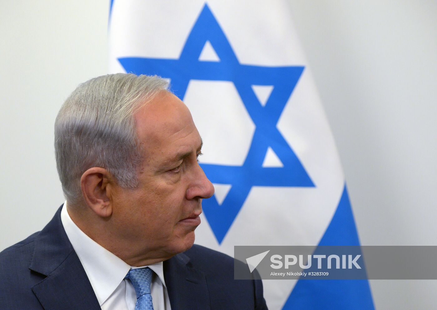 President Vladimir Putin meets with Prime Minister of Israel Benjamin Netanyahu