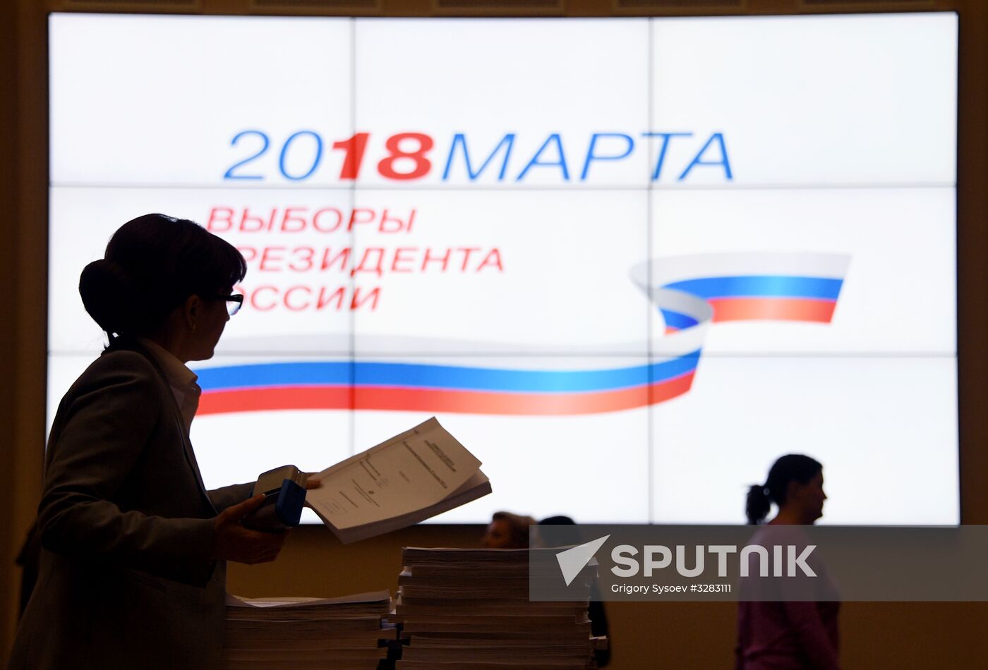 Signatures in support of Vladimir Putin submitted to Central Election Commission of Russian Federation