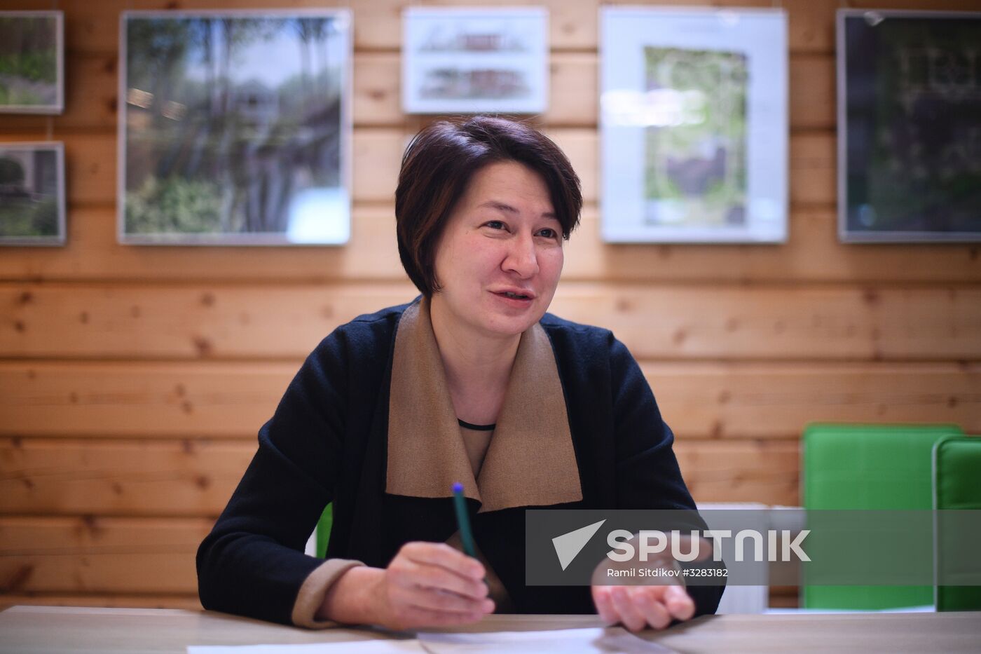 Lining-out nursery of planting stock for Moscow