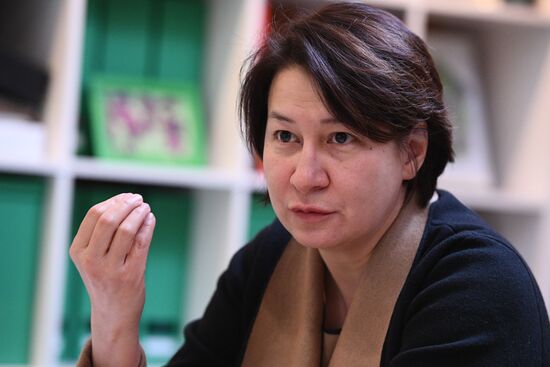 Lining-out nursery of planting stock for Moscow