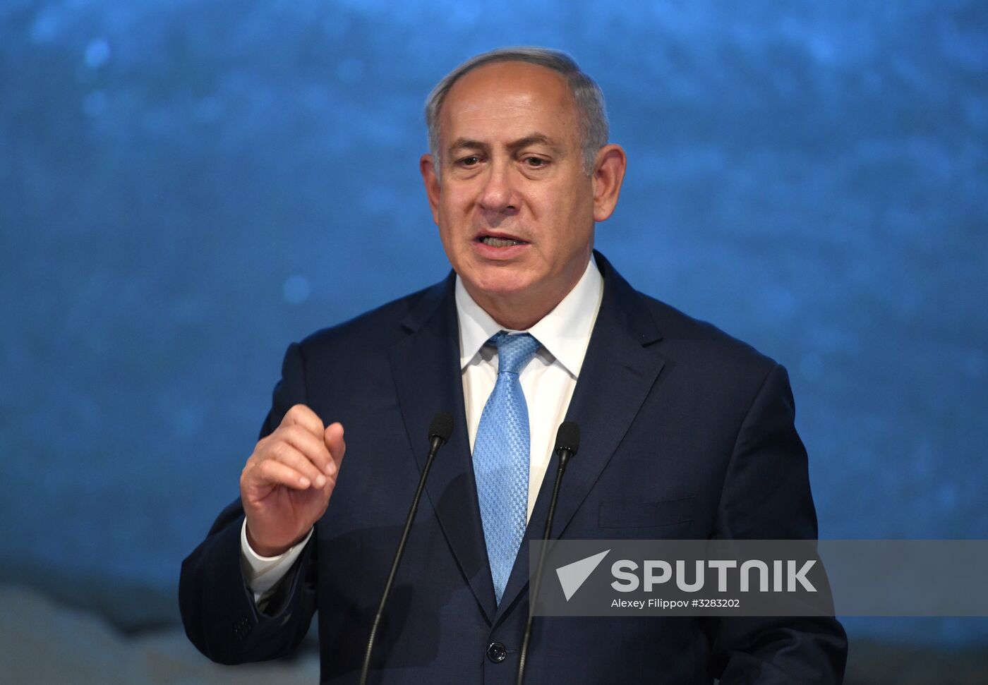President Vladimir Putin meets with Prime Minister of Israel Benjamin Netanyahu