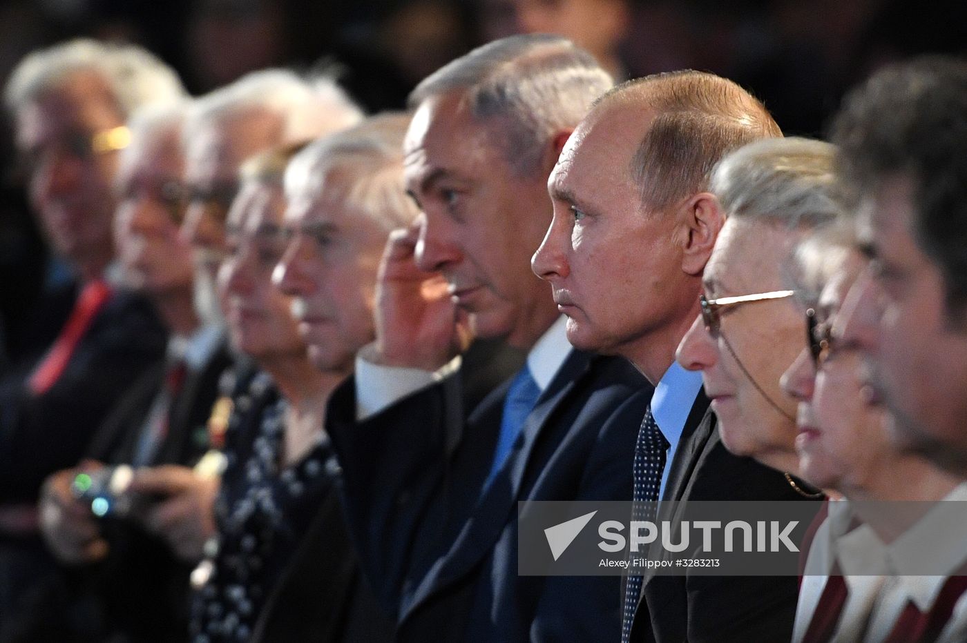 President Vladimir Putin meets with Prime Minister of Israel Benjamin Netanyahu