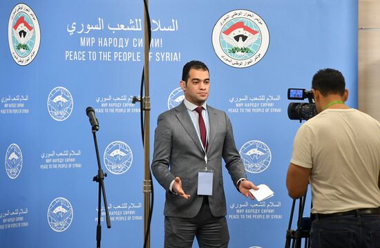 Preparations for Congress of Syrian National Dialog in Sochi